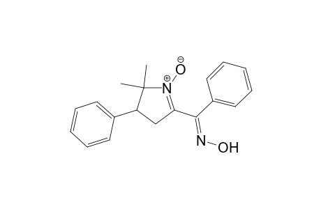 Methanone, (3,4-dihydro-2,2-dimethyl-3-phenyl-2H-pyrrol-5-yl)phenyl-, oxime, N-oxide