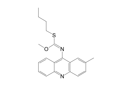 O-METHYL-S-BUTYL-N-(2-METHYLACRIDIN-9-YL)-IMINOTHIOCARBONATE
