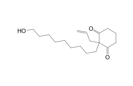 2-Allyl-2-(9-hydroxynonyl)cyclohexane-1,3-dione
