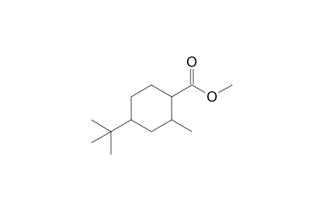 4-tert-butyl-2-methylcyclohexanecarboxylic acid, methyl ester