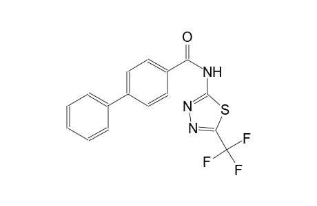 [1,1'-biphenyl]-4-carboxamide, N-[5-(trifluoromethyl)-1,3,4-thiadiazol-2-yl]-