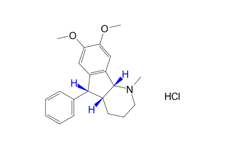 cis-4a,5,cis-4a,9b-7,8-dimethoxy-2,3,4,4a,5,9b-hexahydro-1-methyl-5-phenyl-1H-indeno[1,2-b]pyridin, hydrochloride