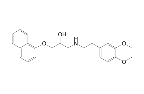 1-(3,4-Dimethoxyphenethylamino)-3-(naphthalen-1-yloxy)propan-2-ol