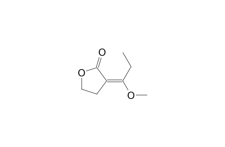 (E)-2-(1-Methoxypropylidene)-.gamma.-butyrolactone