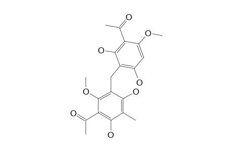 2,2',4,4'-TETRAHYDROXY-6,6'-DIMETHOXY-3,3'-DIMETHYL-7,5'-BISACTOPHENONE