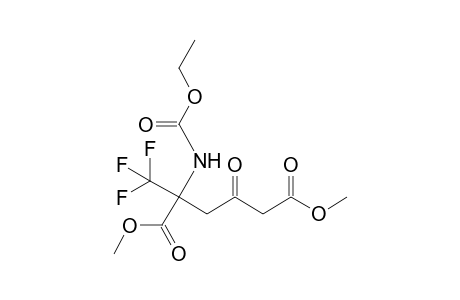 Dimethyl 2-[(Ethoxycarbonyl)amino]-4-oxo-2-(trifluoromethyl)hexandioate