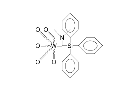 Pentacarbonyl(dimethylamino(triphenylsilyl)carbene)tungsten