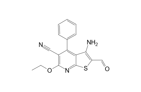 3-Amino-5-cyano-7-ethoxy-2-formyl-4-phenylthieno[2,3-b]pyridine