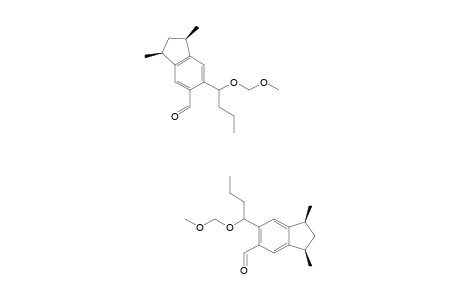 (cis)-6-[1'-(Methoxymethyl)oxybutyl]-1,3-dimethylindan-5-carbaldehyde