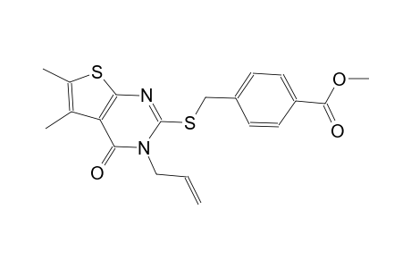 benzoic acid, 4-[[[3,4-dihydro-5,6-dimethyl-4-oxo-3-(2-propenyl)thieno[2,3-d]pyrimidin-2-yl]thio]methyl]-, methyl ester