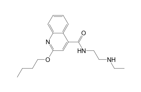 2-Butoxy-n-(2-(ethylamino)ethyl)-4-quinolinecarboxamide
