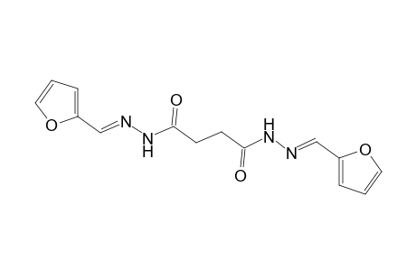 Butanedioic acid, dihydrazide, N2,N2'-bis(2-furfurylideno)-