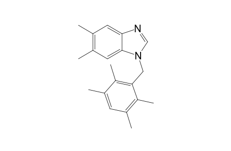 1H-1,3-Benzimidazole, 5,6-dimethyl-1-[(2,3,5,6-tetramethylphenyl)methyl]-