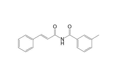 3-Methyl-N-[(E)-1-oxo-3-phenylprop-2-enyl]benzamide