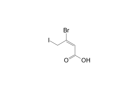 (E)-3-Bromo-4-iodobut-2-enoic Acid