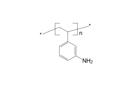 Poly(m-aminostyrene), poly[1-(m-aminophenyl)ethylene]