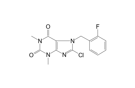 8-Chloro-7-(2-fluorobenzyl)-1,3-dimethyl-3,7-dihydro-1H-purine-2,6-dione
