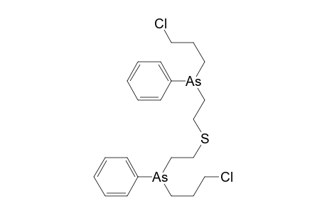 Arsine, (thiodi-2,1-ethanediyl)bis[(3-chloropropyl)phenyl-