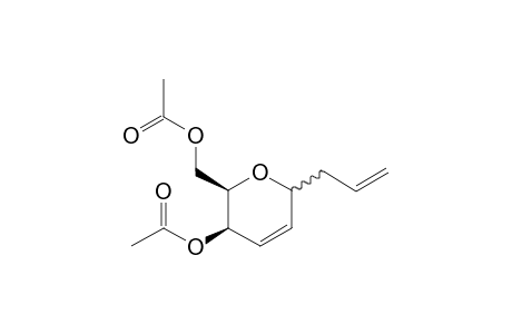 3-(4',6'-Di-O-acetyl-2',3'-dideoxy-.alpha.D-erythro-hex-2'-enopyranosyl)-1-propene