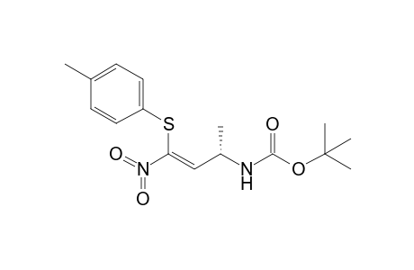 (Z)-(3S)-3-(tert-Butoxycarbonylamino)-1-(4'-tolylthio)-1-nitrobut-1-ene