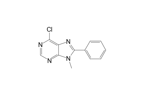 9-Methyl-8-phenyl-6-chloro-9H-purine