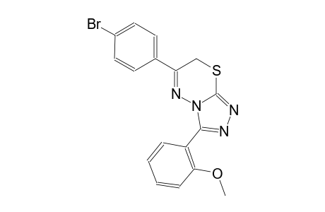 6-(4-bromophenyl)-3-(2-methoxyphenyl)-7H-[1,2,4]triazolo[3,4-b][1,3,4]thiadiazine