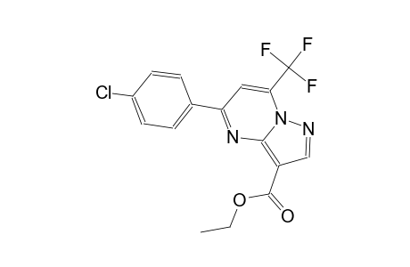 ethyl 5-(4-chlorophenyl)-7-(trifluoromethyl)pyrazolo[1,5-a]pyrimidine-3-carboxylate