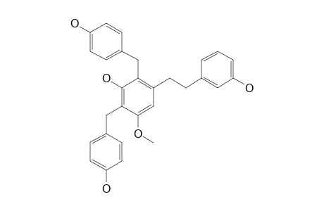 BULBOCODIN;2,4-BIS-(PARA-HYDROXYBENZYL)-3,3'-DIHYDROXY-5-METHOXYBIBENZYL