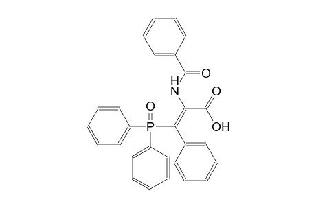 (2Z)-2-(benzoylamino)-3-(diphenylphosphoryl)-3-phenyl-2-propenoic acid
