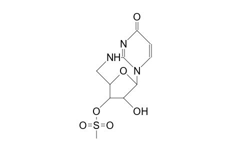 2,5'-Imino-1-(3-O-methylsulfonyl-B-D-arabinofuranosyl)-uracil