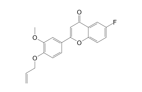 2-[4-(ALLYLOXY)-3-METHOXYPHENYL]-6-FLUORO-4H-CHROMEN-4-ONE