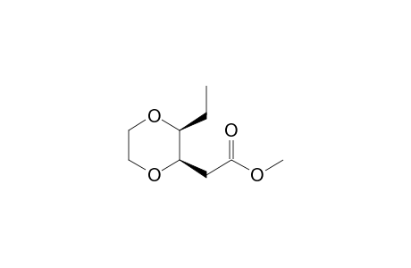 (2R,3S)-Methyl 2-(3-ethyl-1,4-dioxan-2-yl)acetate