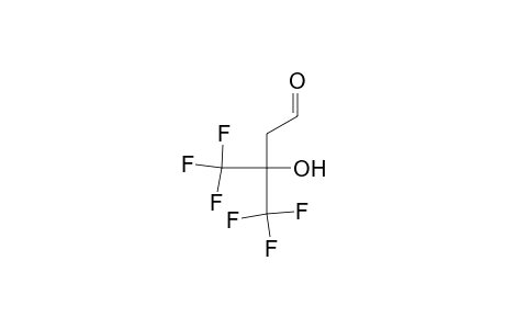 4,4,4-trifluoro-3-hydroxy-3-(trifluoromethyl)butanal