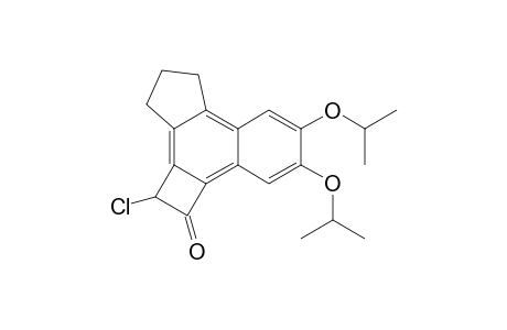 2-Chloro-2,3,4,5-tetrahydro-7,8-diisopropoxy-1H-cyclobuta[a]cyclopenta[c]naphthalen-1-one