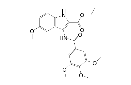 ethyl 5-methoxy-3-[(3,4,5-trimethoxybenzoyl)amino]-1H-indole-2-carboxylate