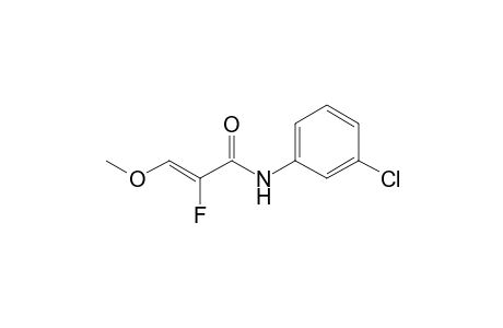 (Z)-3'-Chloro-2-fluoro-3-methoxyprop-2-enanilide