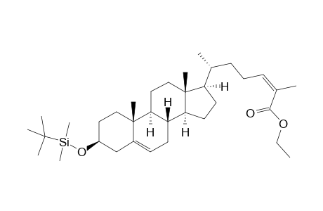 Ethyl (24Z)-3b-(tert-butyldimethylsilyloxy) cholesta-5,24-dien-26-oate