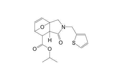 isopropyl (1S,5R,7R)-4-oxo-3-(2-thienylmethyl)-10-oxa-3-azatricyclo[5.2.1.0~1,5~]dec-8-ene-6-carboxylate