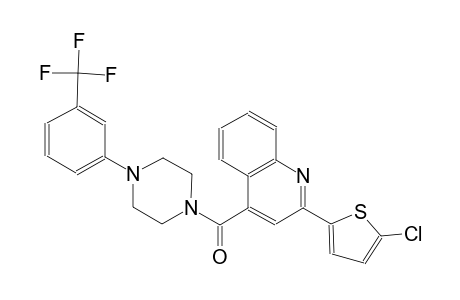 2-(5-chloro-2-thienyl)-4-({4-[3-(trifluoromethyl)phenyl]-1-piperazinyl}carbonyl)quinoline