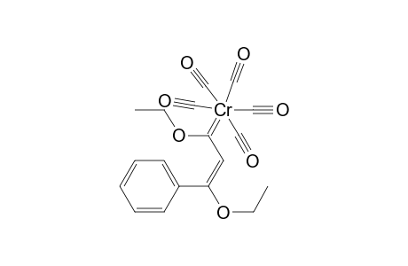 Pentacarbonyl-[(2E)-1,3-diethoxy-3-phenylpropenylidene] chromium