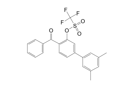 4-Benzoyl-3',5'-dimethylbiphenyl-3-yl Trifluoromethanesulfonate