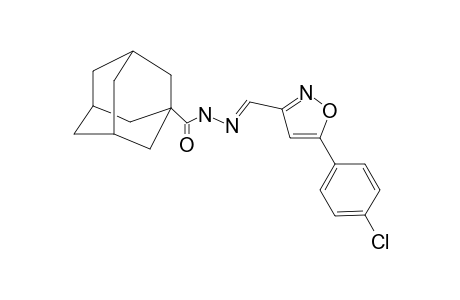 N'-[5-(4-CHLOROPHENYL)-ISOXAZOL-3-YL)-METHYLIDENE]-ADAMANTANE-1-CARBOHYDRAZIDE