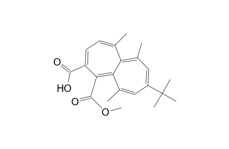 1,2-Heptalenedicarboxylic acid, 8-(1,1-dimethylethyl)-5,6,10-trimethyl-, 1-methyl ester, (.+-.)-