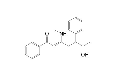 (Z)-3-(methylamino)-6-oxidanyl-1,5-diphenyl-hept-2-en-1-one