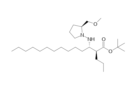 (S,S,S)-tert-Butyl 3-[N-(2-methoxymethyl)pyrrolidin-1-yl]amino-2-(propyl)tetradecanoate
