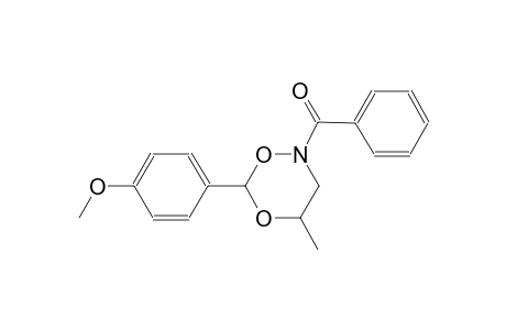 4-(2-benzoyl-4-methyl-1,5,2-dioxazinan-6-yl)phenyl methyl ether