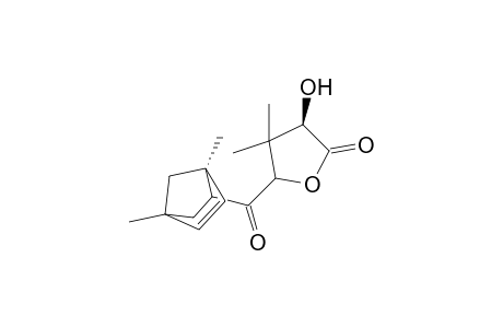 O-((1S)-1,4-dimethylbicyclo[2.2.1]hept-5-en-2-endo-carbonyl)-D-pantolactone