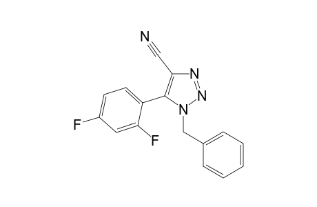 1-Benzyl-5-(2',4'-difluorophenyl)-3H-(1,2,3)-triazole-4-carbonitrile