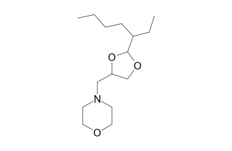 morpholine, 4-[[2-(1-ethylpentyl)-1,3-dioxolan-4-yl]methyl]-