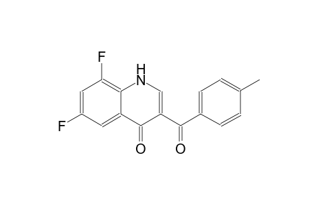 6,8-difluoro-3-(4-methylbenzoyl)-4(1H)-quinolinone